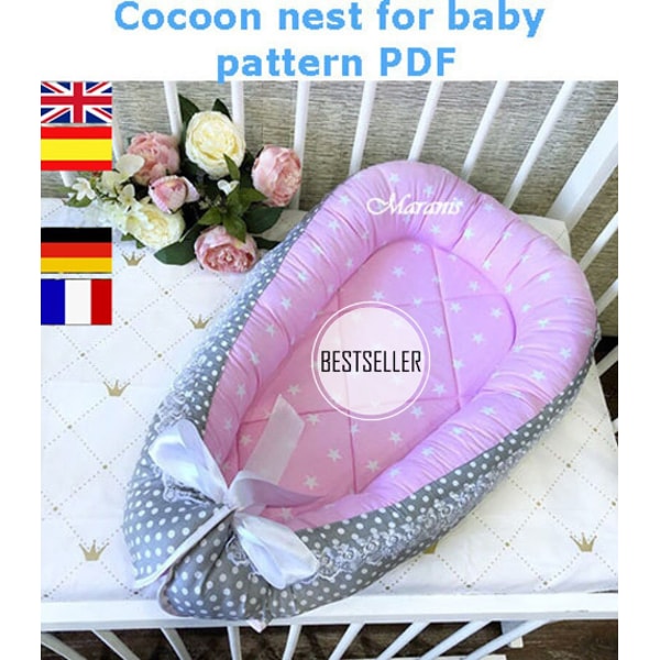 Baby nest for newborn pdf, babynest pattern, toddler nest, s | Inspire Uplift baby-nest-for-newborn-pdf-babynest-pattern-toddler-nest-s-inspire-uplift