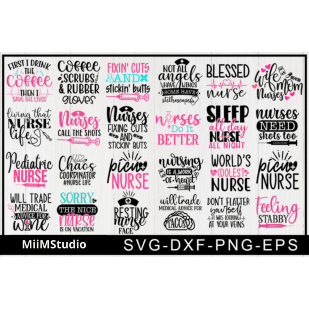 The Nurse SVG Bundle 0