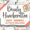 Beauty Handwritten Font Bundle 0