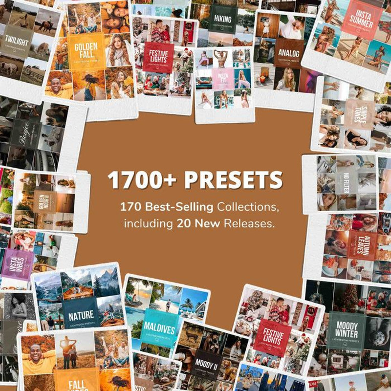 Lightroom Presets 1700 Mobile Desktop 170 PACKS BUNDLE 1