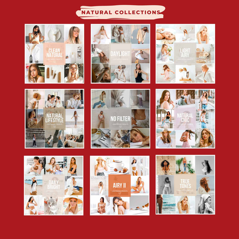 INFLUENCER MUSTHAVE 470 Lightroom Presets 300 Packs Bonus 10