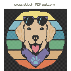 Dog cross stitch, Animal cross stitch pattern, PDF Pattern  Instant download /20/