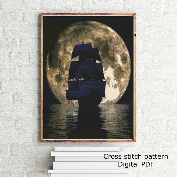 full moon counted cross stitch pattern.png