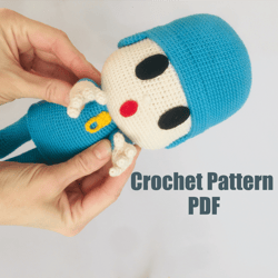 Crochet Pattern Pocoyo doll. PDF file