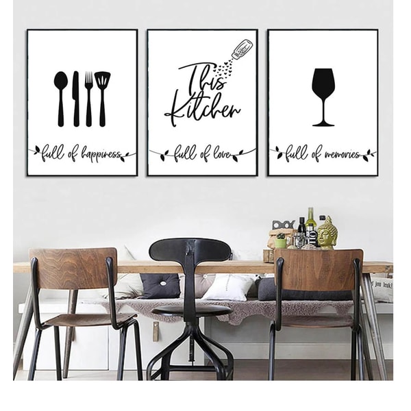kitchen decor | kitchen prints | kitchen wall art |... Kitchen Decor Wall Art Kitchen Print Set of 3 This kitchen i | Inspire ...