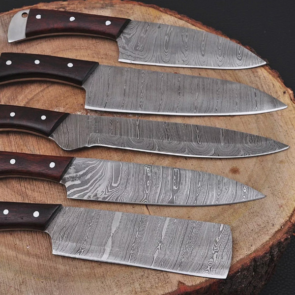 damascus steel knives set  in Armed Forces Pacific.jpg