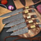 damascus steel knives setsjpg