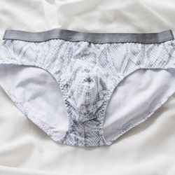 Python Mens Cotton Front Pouch Brief - Zion - couples matching underwear