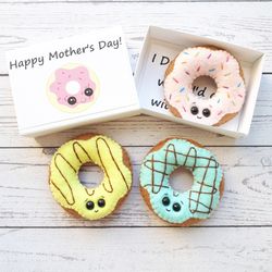 Mini donut, Pocket hug, Valentines day gift for her, Funny gift for girlfriend, Long distance gift, Mother's Day gift