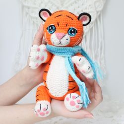 Tiger crochet pattern PDF in English  Amigurumi tiger toy diy