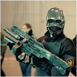 a2 gun - half life inspired cosplay - combine soldier - overwatch standard issue - made to order - custom commissions -