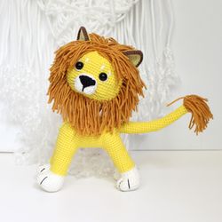 Lion crochet pattern PDF in English   Amigurumi lion cub stuffed animal toy
