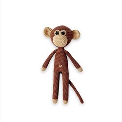 Crochet monkey pattern, Amigurumi pattern, Crochet animals, Crochet patterns