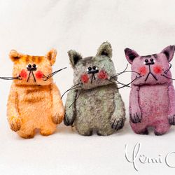 OOAK Cute mini Teddy Cat Blythe friends by Yumi Camui