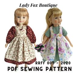 Pattern for Ruby Red Fashion Friends dolls