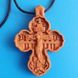 Orthodox blessed wooden cross
