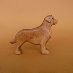 Wooden dog toy - Golden retriever toy - Dog figurine - Wooden dog - Wooden golden retriever toy