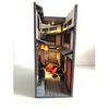 Book nook diorama Japan Alley Miniature library decor Bookshelf insert 2.JPG