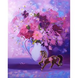 Floral painting Flower painting oil Original Art Floral Artwork oil painting on canvas floral artwork floral wall art