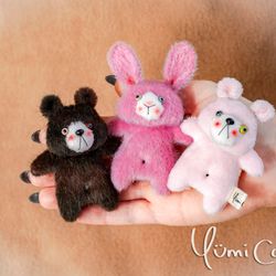 Cute mini Teddy Bear/Bunny Blythe friends by Yumi Camui