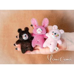 Cute mini Teddy Bear/Bunny Blythe friends by Yumi Camui