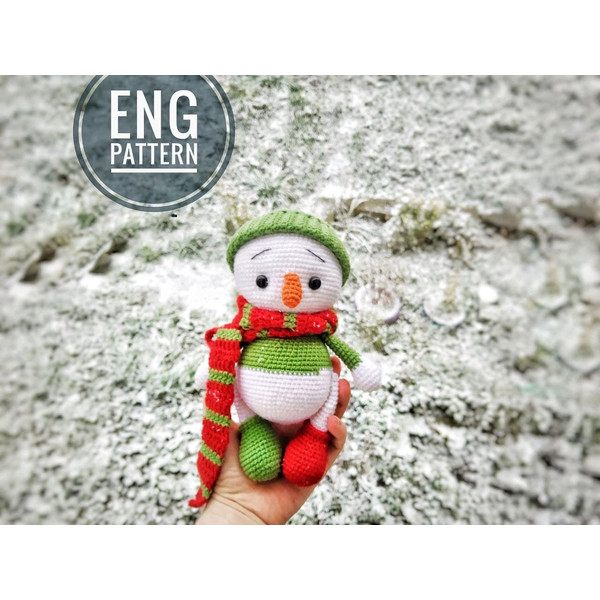 Amigurumi Christmas set crochet pattern. Amigurumi  snowman.jpg