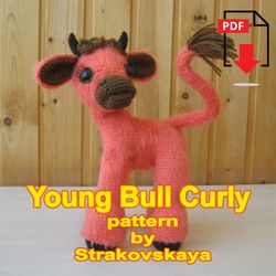 TUTORIAL: Young Bull Curly crochet patterns