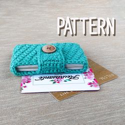 Crochet card holder PATTERN, pattern for beginner, Crochet PDF
