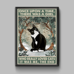 funny cat illustration, funny cat poster, digital download