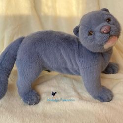 Custom order blue mink realistic toy