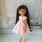 12 inch doll clothes pattern, Paola Reina knit tutorial, Paola Reina knitting dress, Doll knit pattern