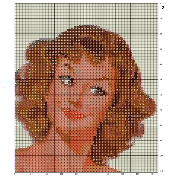 Pin Up Girl / Cross stitch / Vintage digital pattern pdf / # - Inspire ...