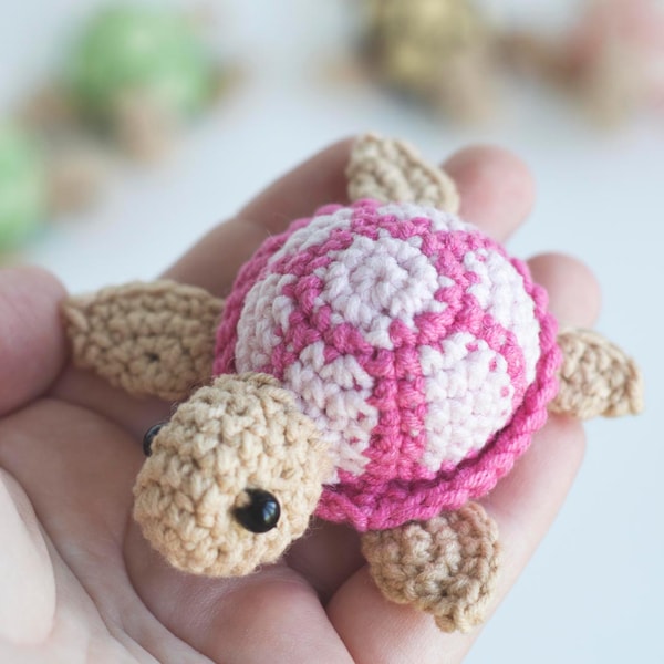 Crochet Turtle Drawstring Shell PDF Crochet Pattern, Crochet baby turtles, turtle shell, Suc - Inspire ...
