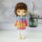 Holala doll clothes, Holala pattern pdf, 8 doll clothes pdf, tutorial doll cardigan, doll sweater knitting pattern