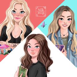 custom cartoon portrait per waist