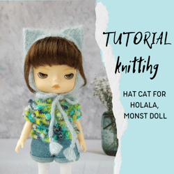Holala doll hat pattern, Holala doll clothes pattern, Holala pattern pdf, Holala hat pattern