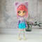 Blythe knitting pattern hat cat, Blythe knit helmet tutorial, PDF Blythe clothes, Primitive pattern for Blythe