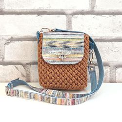 small cross body phone bag with strap hands free pouch