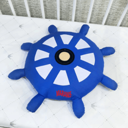 Ship's wheel pattern / Ship's wheel pillow
