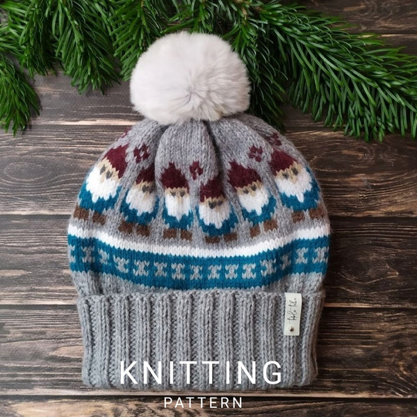 Knitted-grey-winter-womens-hat-1