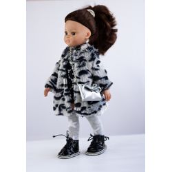 Little Darling Dianna Effner set of clothes, 13 inch doll dress, coat, shoes, underwear, bag, Paola Reina clothes, Dolls