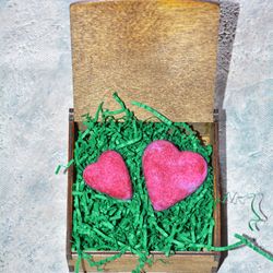 Felted heart brooch/Pink heart/Hearts set/Pink heart brooch/Love pins