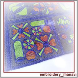 Machine Embroidery designs set 5 with cinnamon