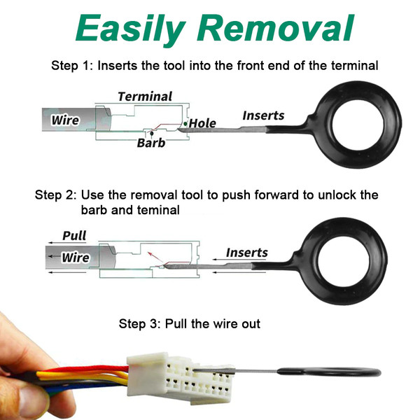 18 Pcs Multi-Use Terminal Removal Tool Kit - Inspire Uplift
