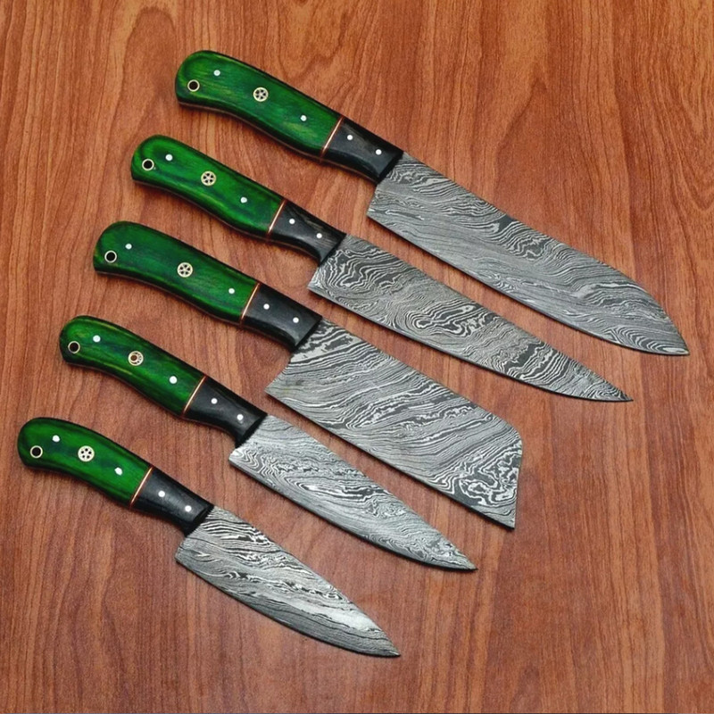 Hand Forged Damascus Steel Chef Knifejpg