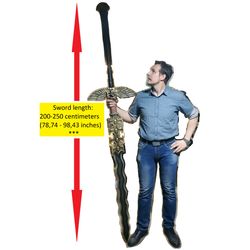 warhammer fantasy - wfb - warhammer fb - warhammer larp - giant sword - two-handed sword - greatsword - custom order - m