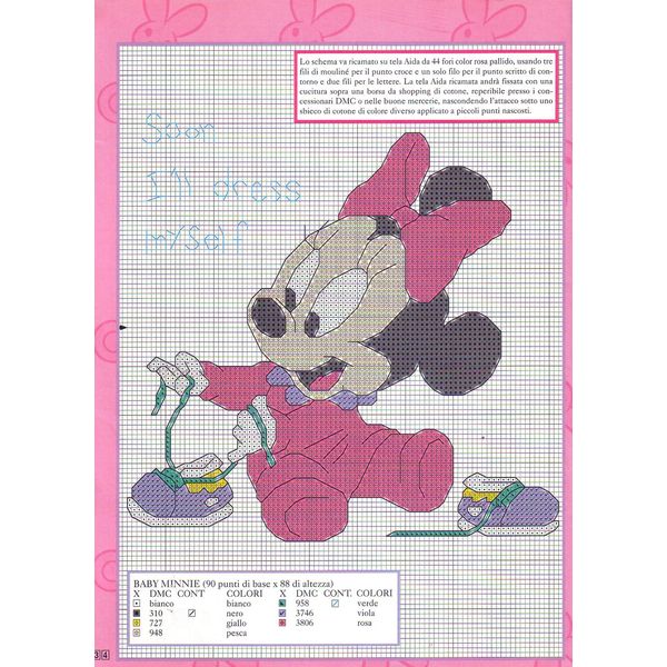Digital - Vintage Cross Stitch Pattern - Disney Characters - - Inspire  Uplift
