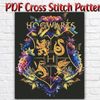 hogwarts cross stitch