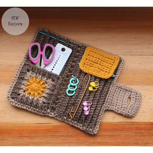 Crochet pattern hook case, Crochet pattern hook holder - Inspire