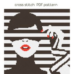 modern cross stitch pattern, modern cross stitch pattern, pdf pattern, easy counted, cross stitch chart /21/